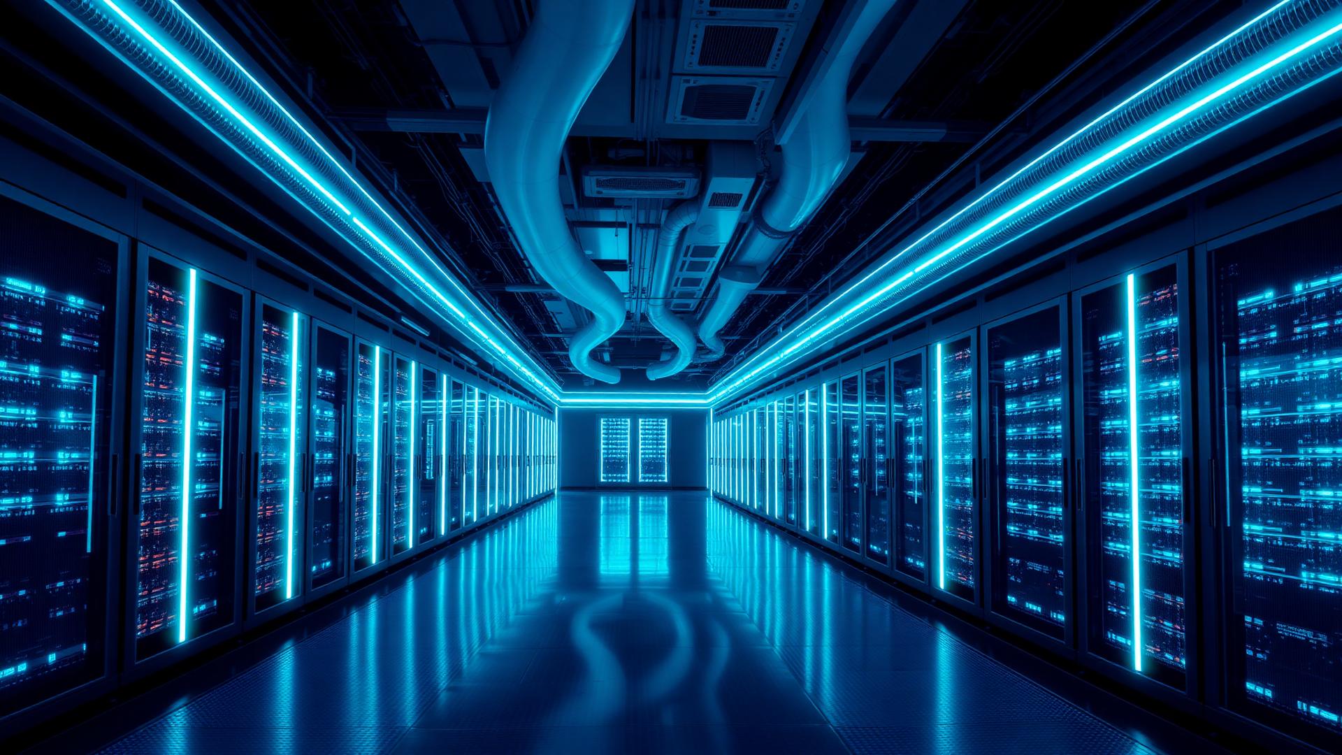 Data center futurista